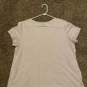 Trendy cream tee